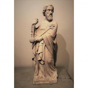 Limestone Sculpture - Saint Zacharia