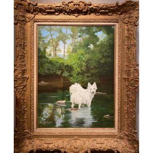 The Swiss Shepherd, Signed J.berthier (xxth)