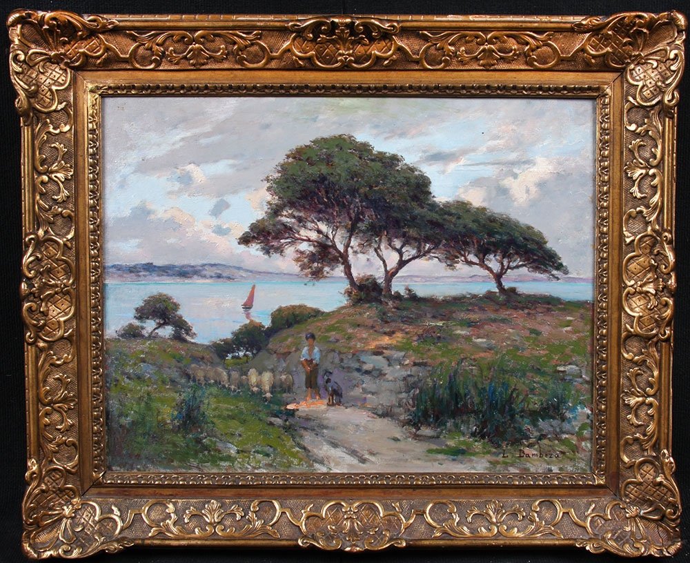Léon Eugène Dambeza 1865 / ?, Paysage de Provence