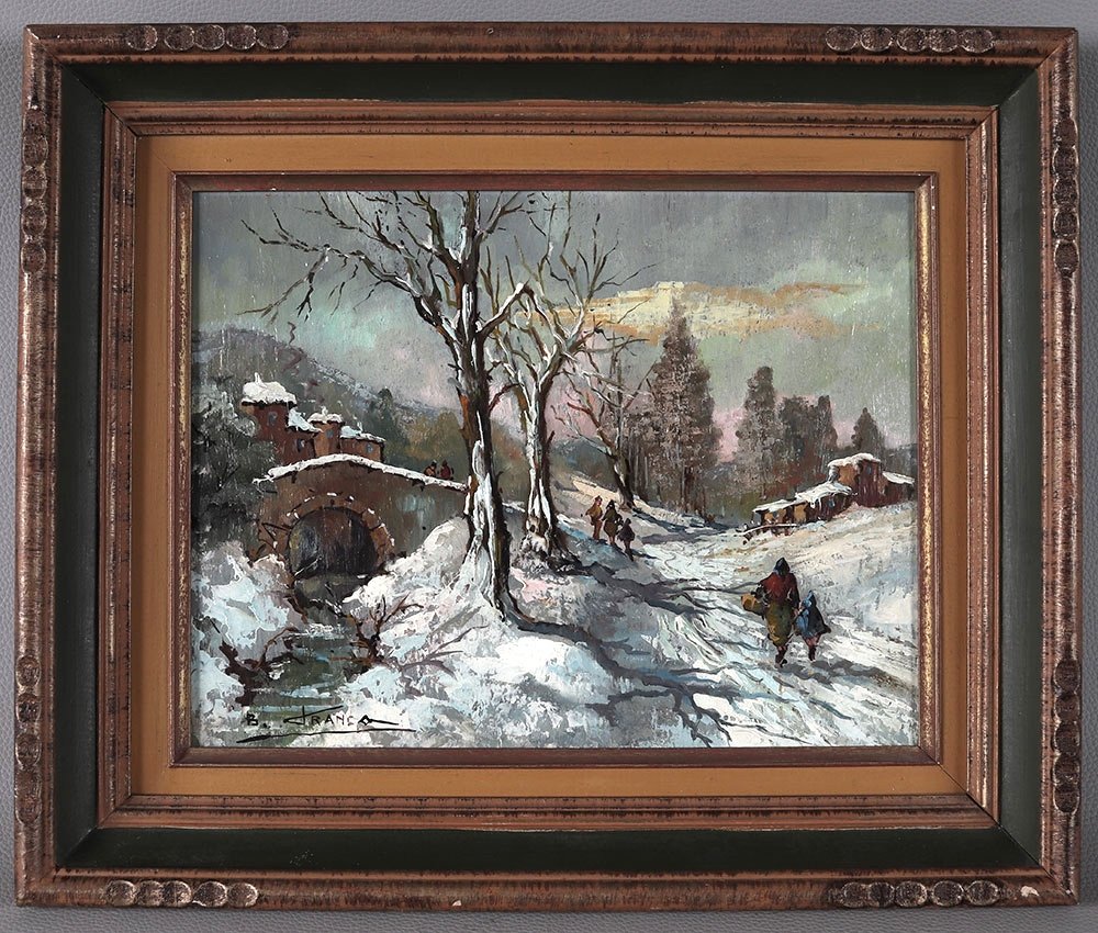 La Provence, signé : Barthélémy Franco, vers 1950/60, Ecole Française