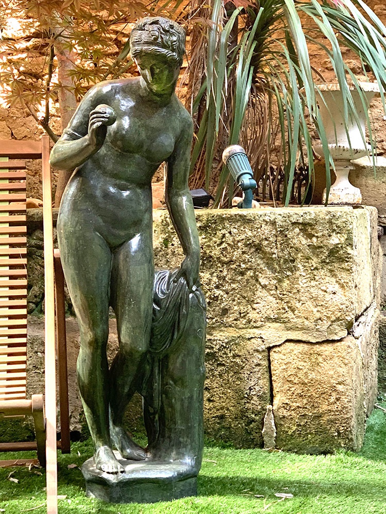 Grand sculpture en céramique 1930, 120 cm, signé Fidel AGUILAR MARCO 1894 /1917, ève