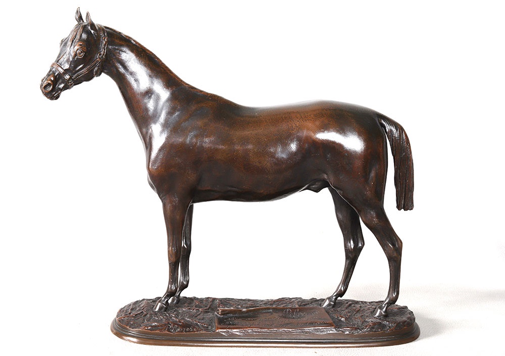 Bronze XIX ème, Pierre LENORDEZ 1815/1892, Cheval