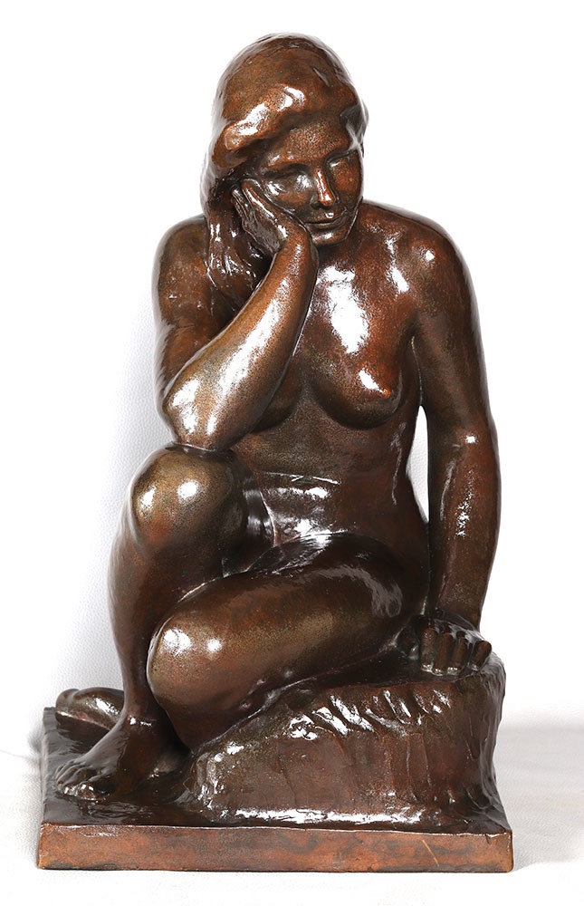 Bronze, 60 Cm, Signed Joan Seguranyes I Redorta Born In 1932, Nude, Spanish School -photo-2