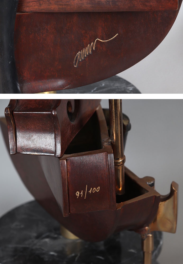 Arman 1928/2005, Bronze, Spiral Violin-photo-3