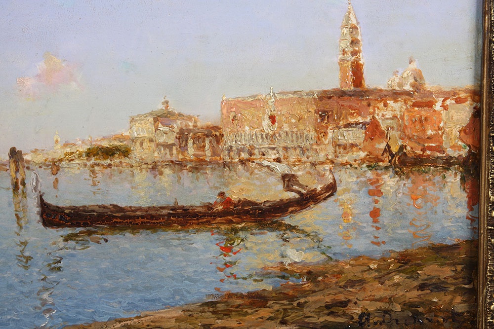 View Of Venice, 85 Cm, Circa 1930, Albert Ferdinand Duprat 1882/1974-photo-4