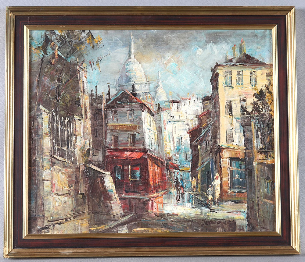 Paris, Montmartre, Signed And Dated 1976
