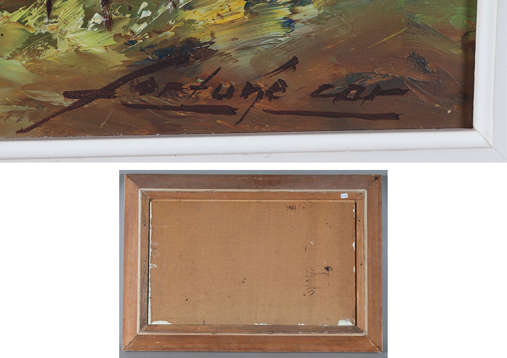 Fortuné CAR 1905/1970, 70 cm, La Provence, Côte d’Azur, Sud de la France-photo-4