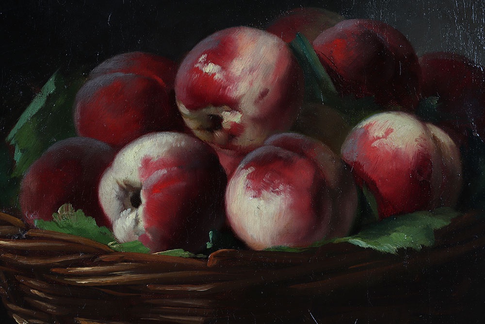 Brunel de NEUVILLE, 81 cm, Nature morte aux fruits, Ecole Française-photo-3