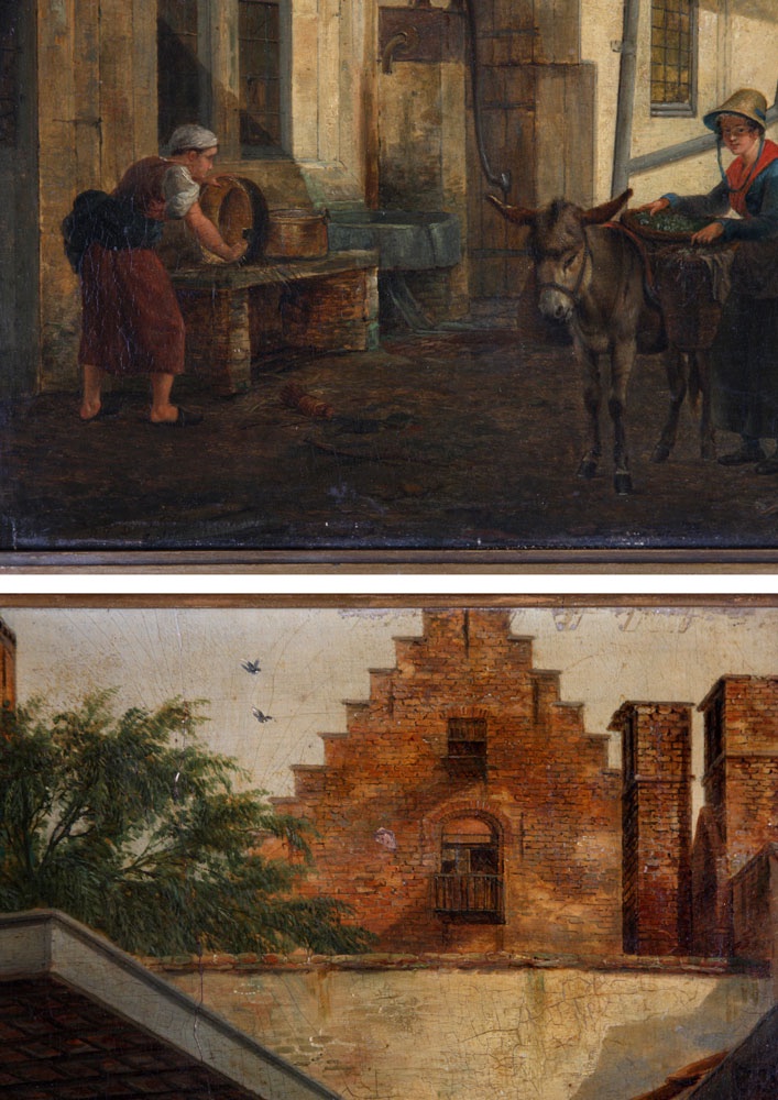 Eugène VERBOECKHOVEN 1798/1881 et Peter Frans NOTER 1779/1842,  École Hollandaise début XIX°-photo-2