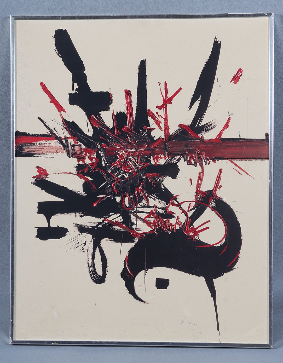 Georges Mathieu, Litho Signed In Pencil In The Margin And Dated 1970, Zoroastre