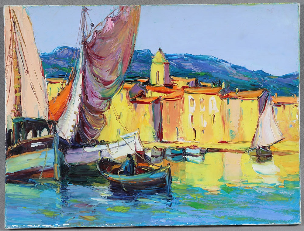 Saint Tropez, Côte d’Azur, Sud de la France, Ecole Française