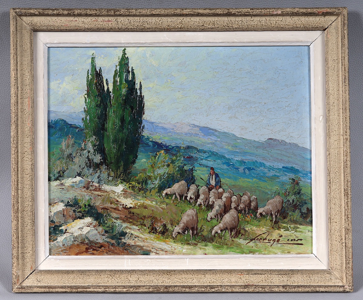 Fortuné Car 1905/1970, 70 Cm, Provence, Southern France