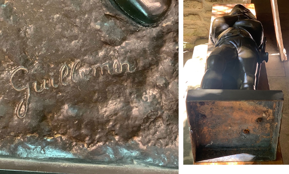 Napoléon Bonaparte, Bronze XIX ème, 98 cm, signé : Emile GUILLEMIN-photo-1