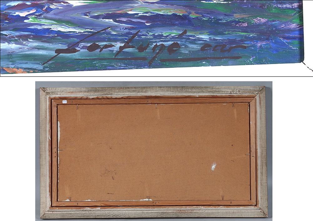 Fortuné Car 1905/1970, 96x56 Cm, The French Riviera, Southern France, The Mediterranean -photo-4