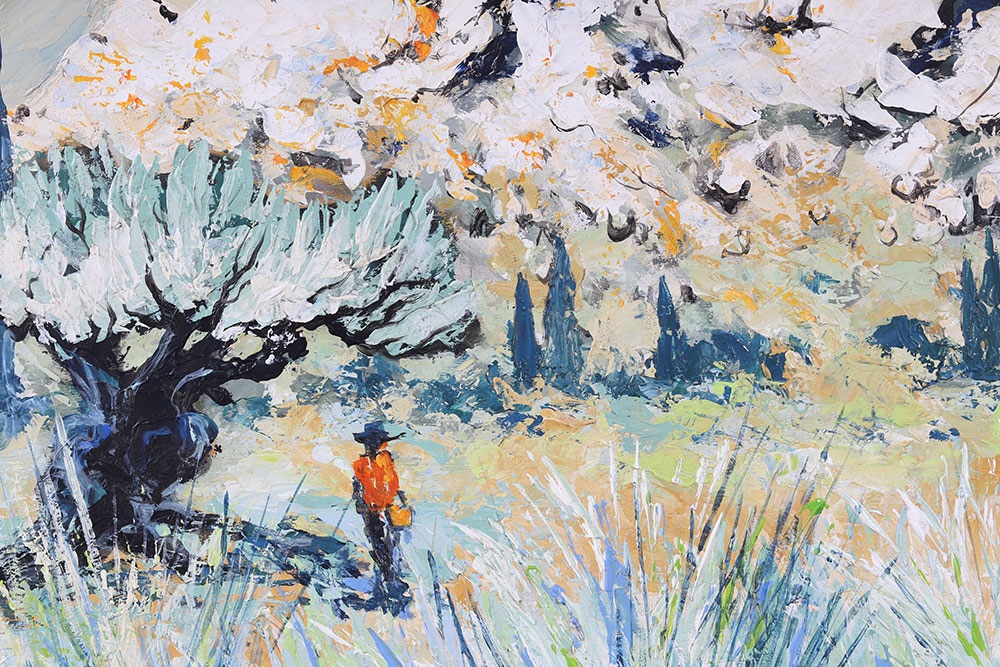 *les Baux De Provence*, Southern France, 110 X 80 Cm-photo-3