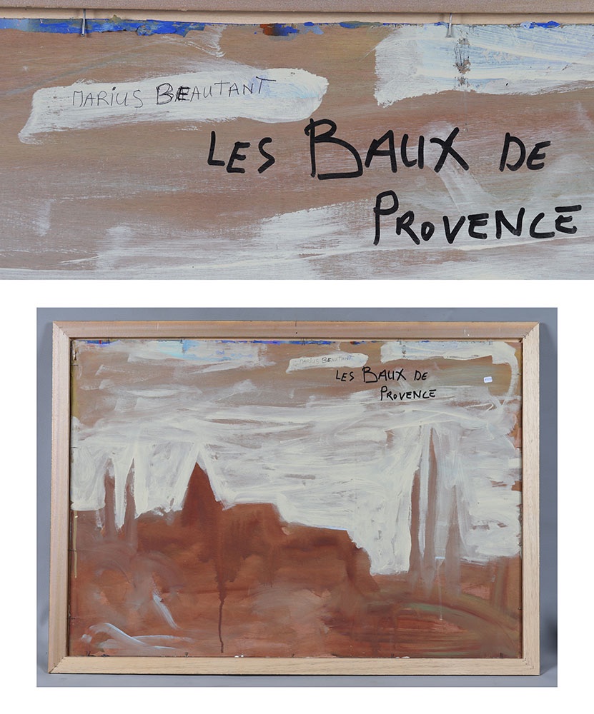 *les Baux De Provence*, Southern France, 110 X 80 Cm-photo-1