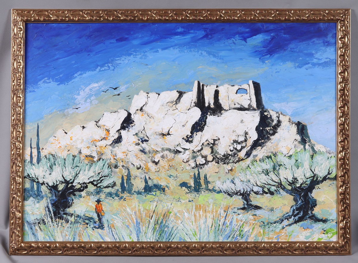 *les Baux De Provence*, Southern France, 110 X 80 Cm
