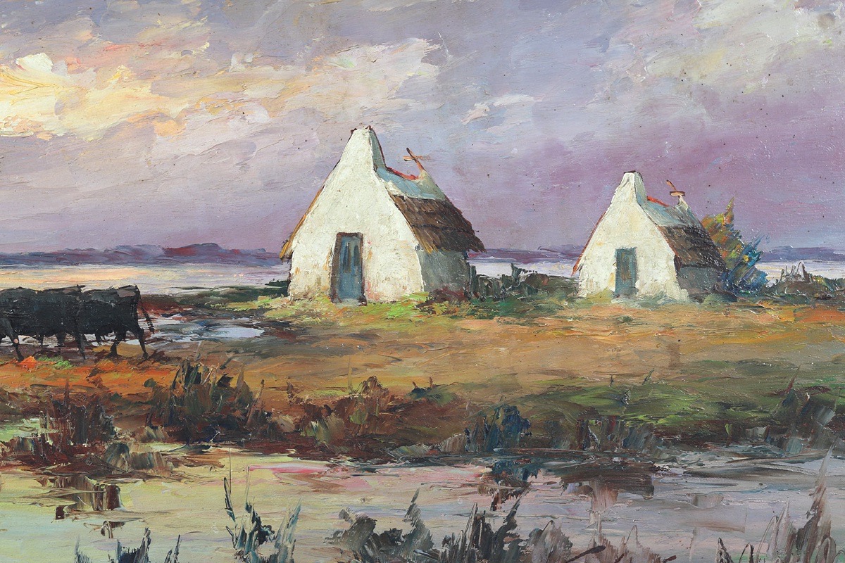 Fortuné CAR, 170 x 70 cm, la Camargue, Les Saintes Marie de la Mer, Sud de la France -photo-1
