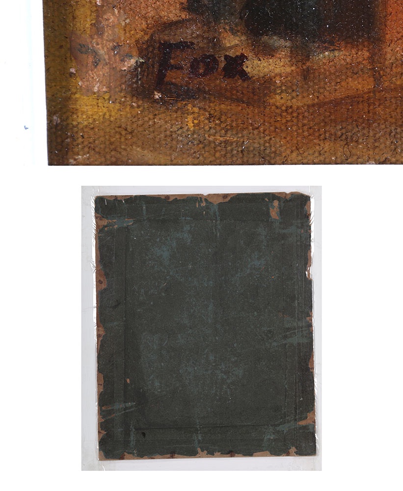 Signed Orientalist Painting: Fox, Late 19th / Early 20th Century-photo-4