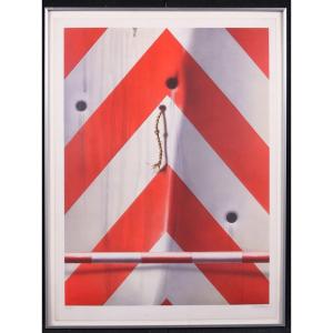 Lithographie Peter Klasen, signée au crayon par l’artiste Et 11/90 