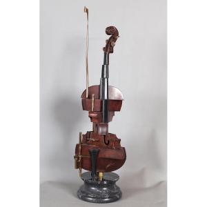 Arman 1928/2005, Bronze, Spiral Violin