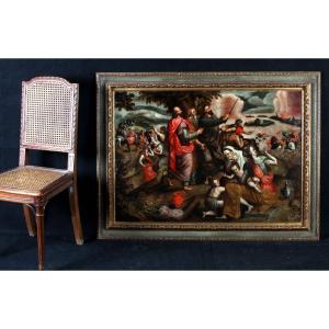 Flemish School, 16th Century, 130 Cm, Workshop Of The Prodigal Son, 1530/1580, Red Sea Crossing