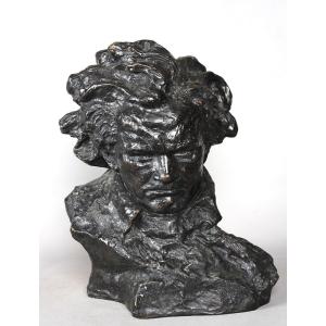 Grand bronze début XX ème, Beethoven d’après Ugo CIPRIANI 1887/1960