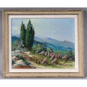 Fortuné CAR 1905/1970, 70 cm, La Provence, Sud de la France