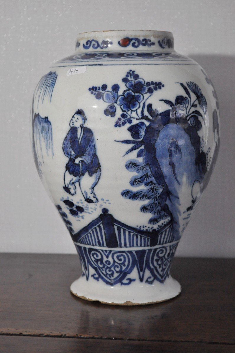 Vase En Faïence De Delft - XVIIIème Siècle-photo-6