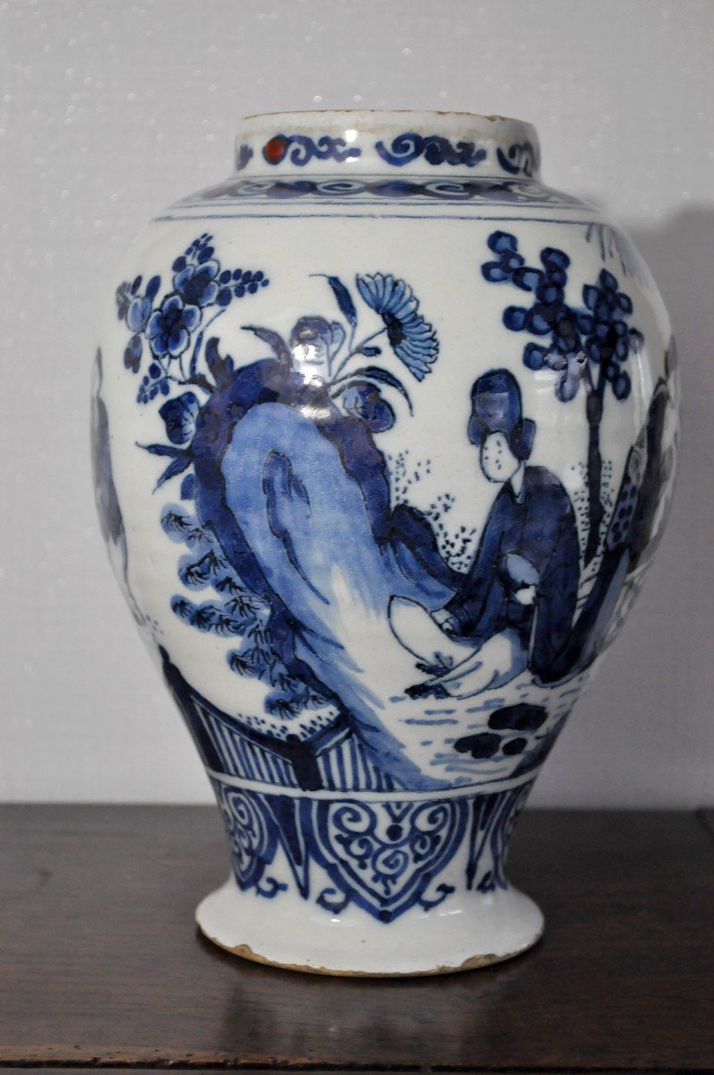 Vase En Faïence De Delft - XVIIIème Siècle-photo-7