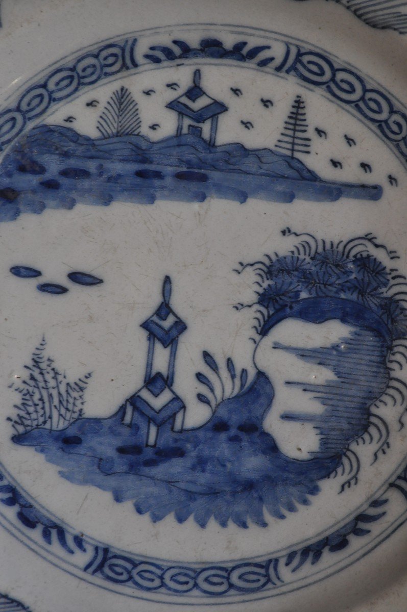 Delft - Plat En Faïence Début XVIIIème-photo-3