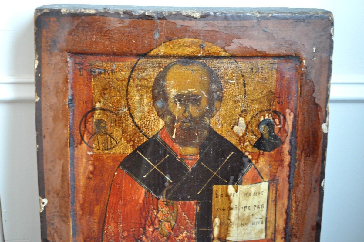 Icone Orthodoxe XIXème ou avant-photo-2
