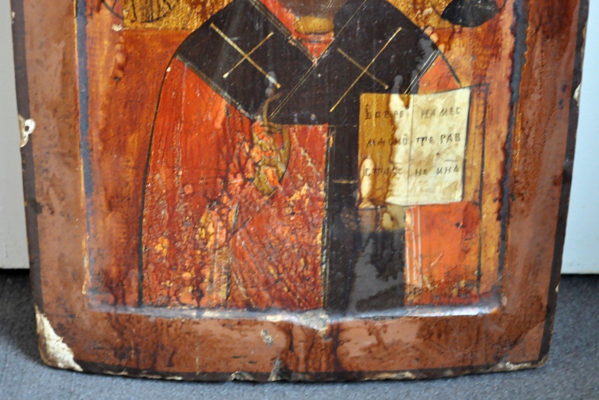 Icone Orthodoxe XIXème ou avant-photo-3