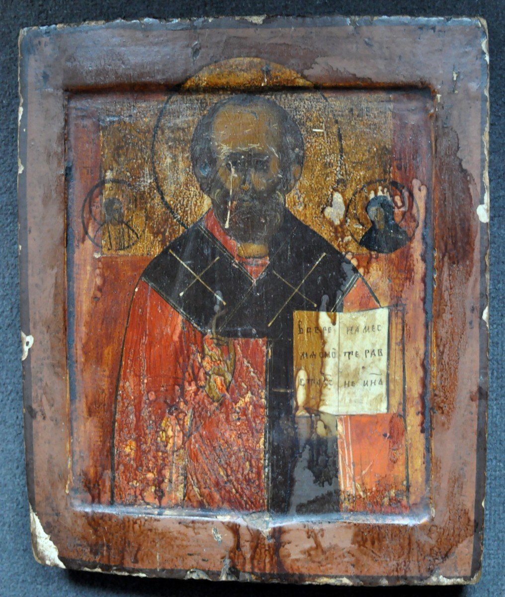 Icone Orthodoxe XIXème ou avant-photo-5