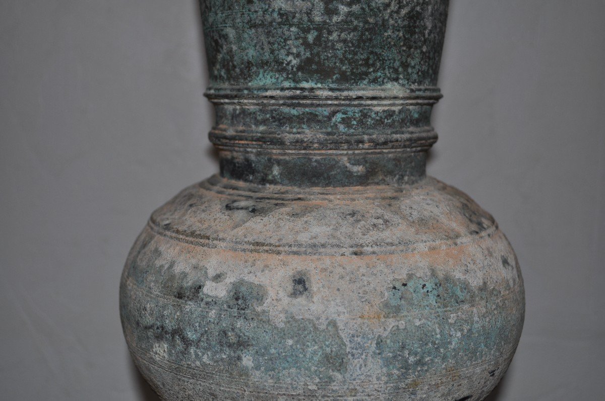 Sculpture Asiatique - Vase Type "gu"-photo-2