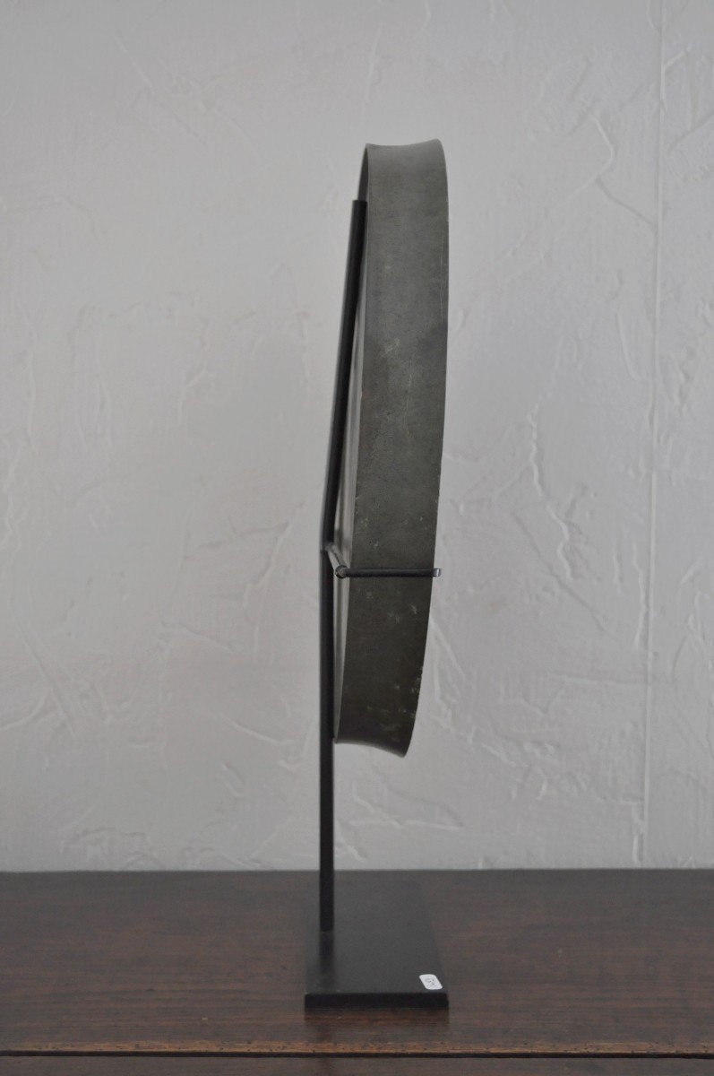 Asia - Metal Basin Mounted On Pedestal-photo-3