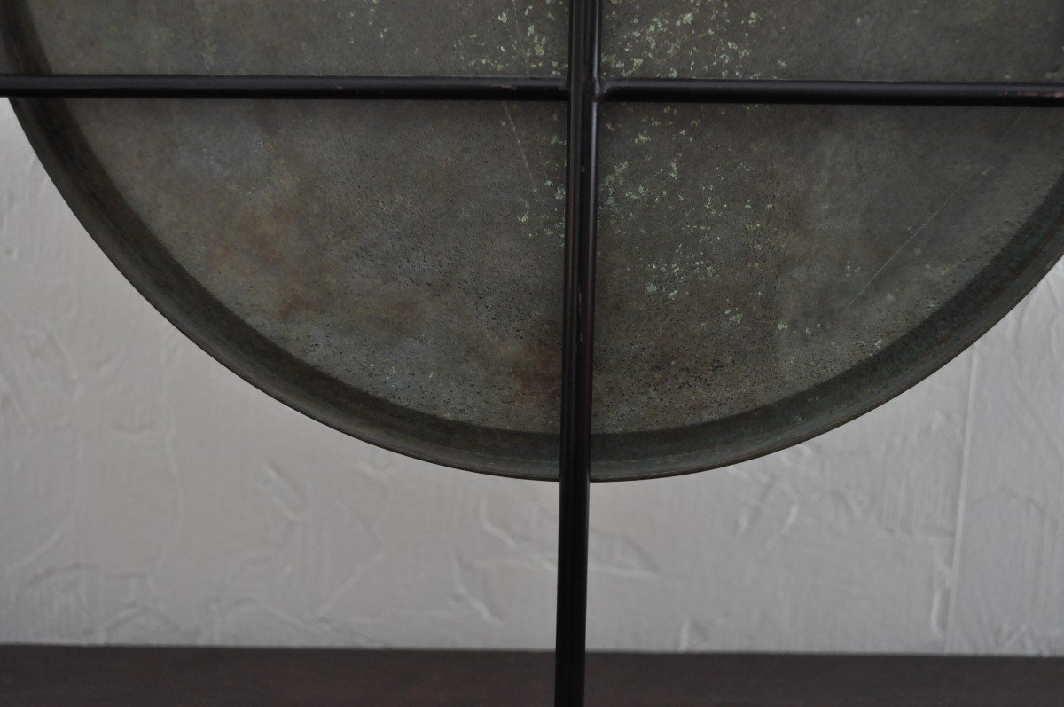 Asia - Metal Basin Mounted On Pedestal-photo-7