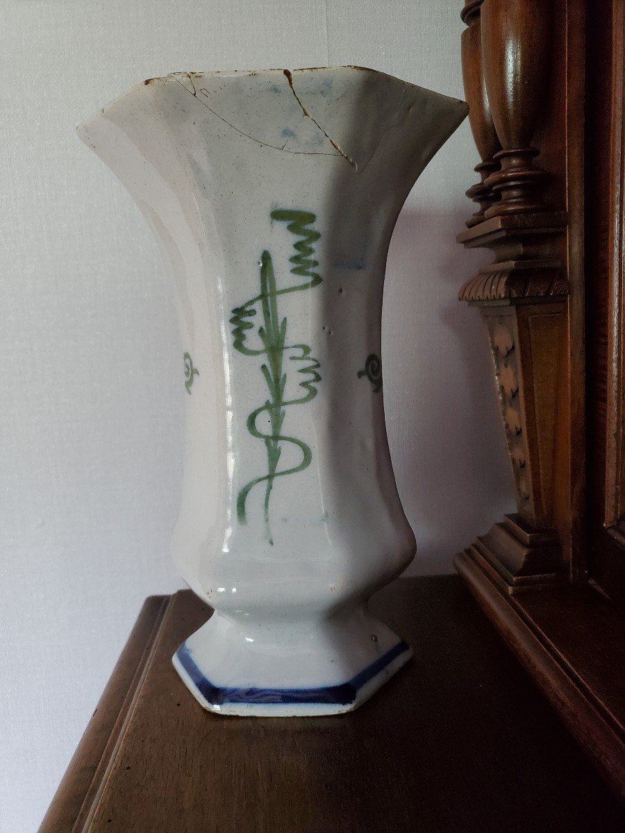 1 Vase En Faïence De Delft - Circa 1700-photo-3