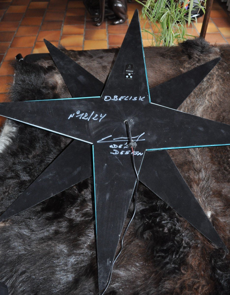  Olivier De Schrijver - Miroir étoile  - Signé Et Numéroté-photo-2