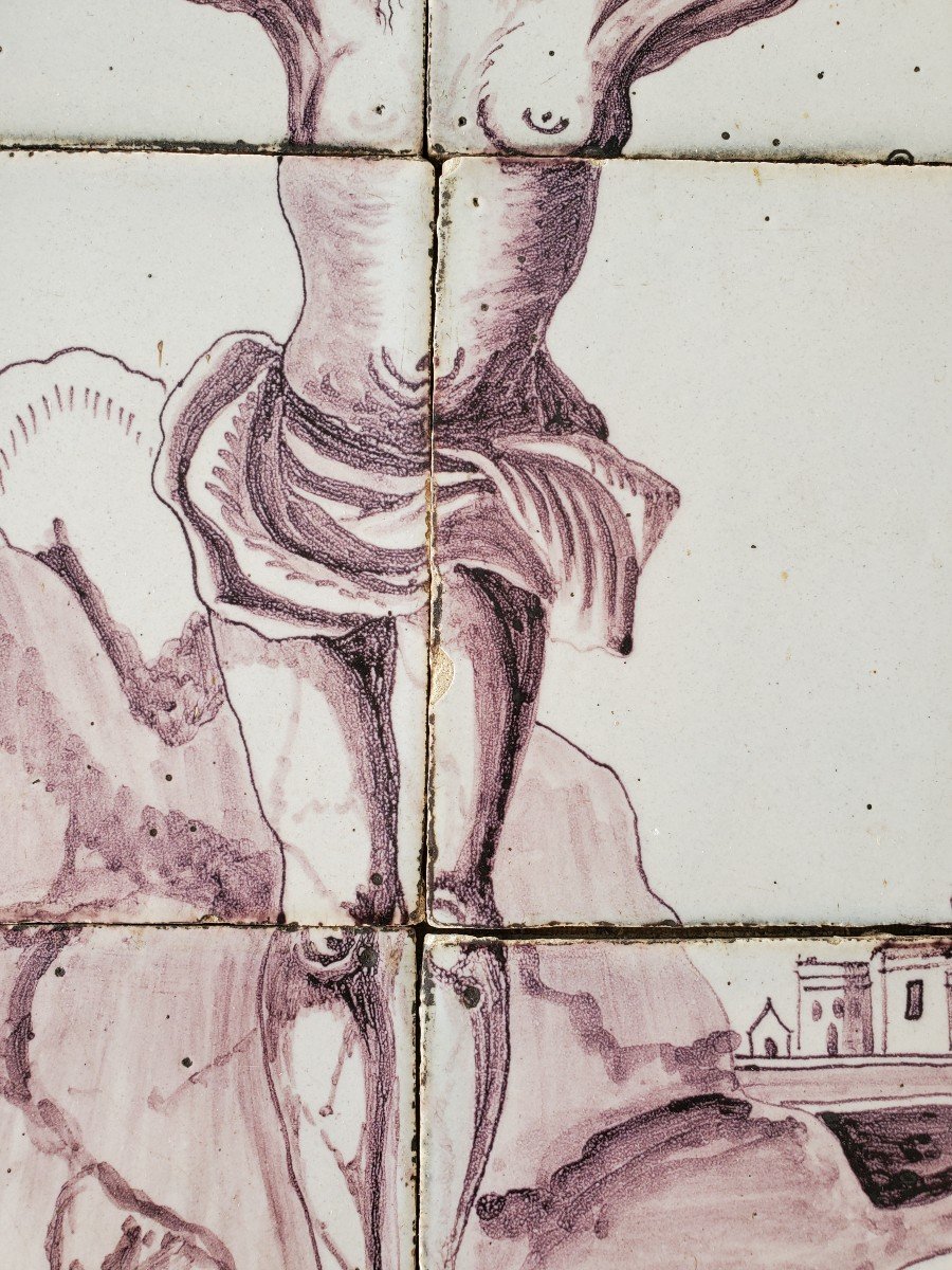 Panel In Delft Tiles - XVIIIth-photo-4