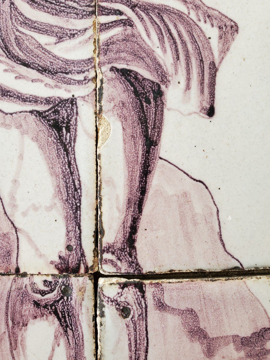 Panel In Delft Tiles - XVIIIth-photo-4