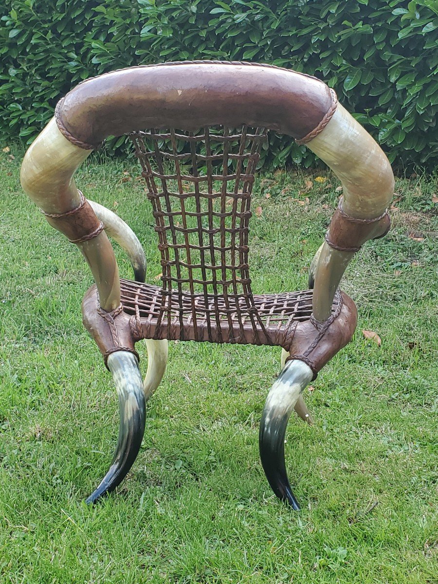 Fauteuil -  Dans Le Style De Michel Haillard - XXème-photo-3