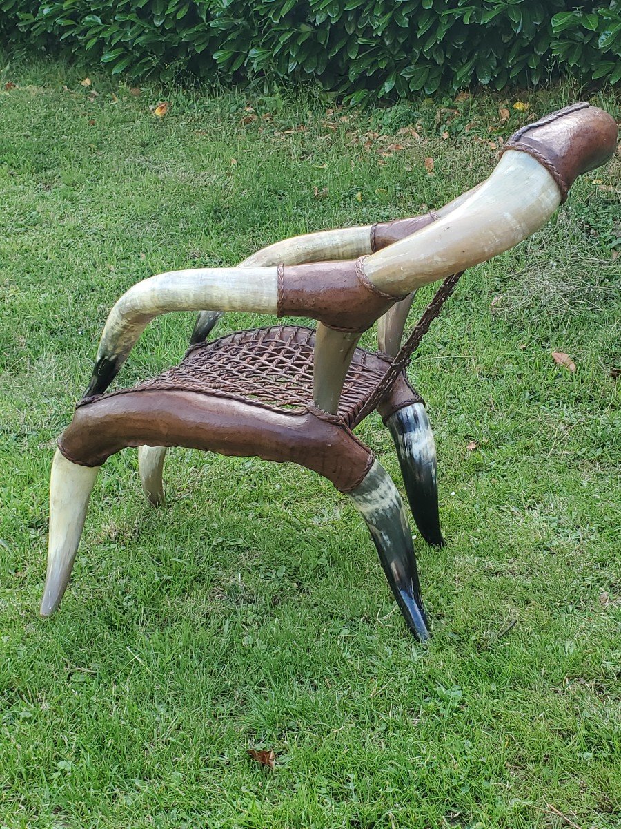 Fauteuil -  Dans Le Style De Michel Haillard - XXème-photo-4