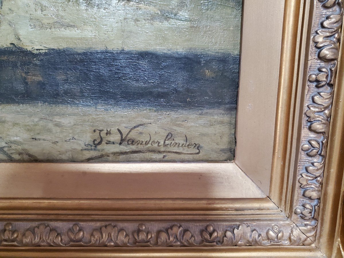 Painting - Signed Painting - J. Vanderlinden-photo-3