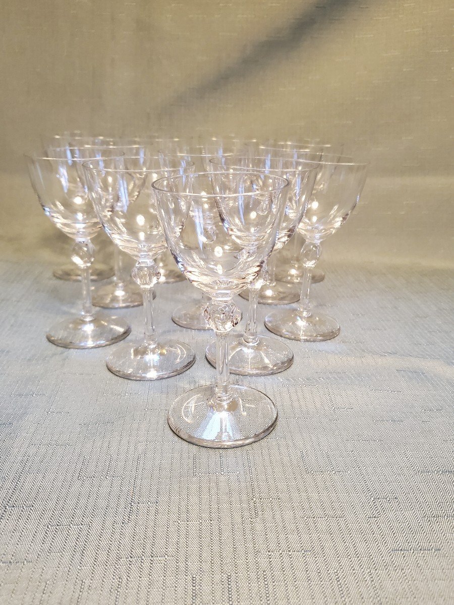 Daum - Service De Verres En Cristal - Modèle Boléro-photo-5