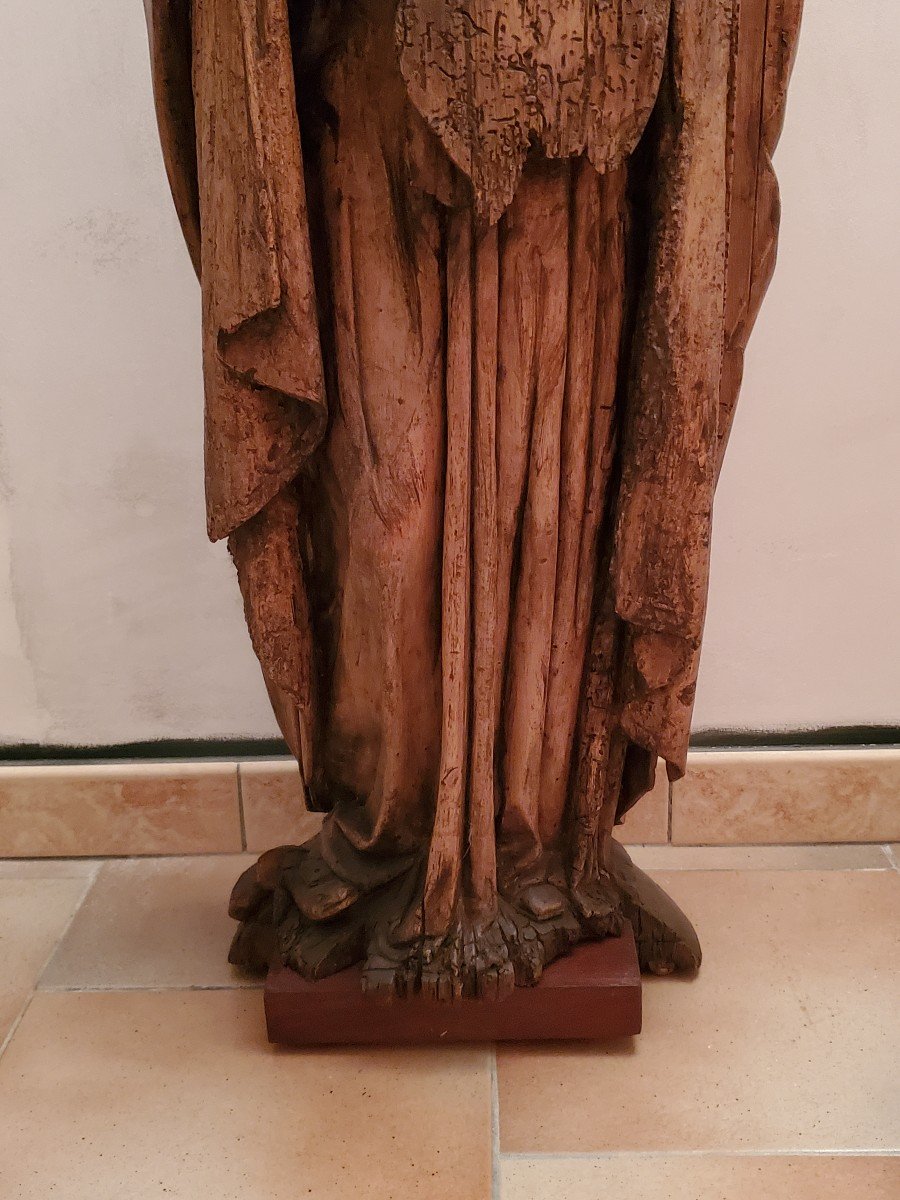 Sculpture - Virgin And Child - Wood - Circa 1800-photo-4