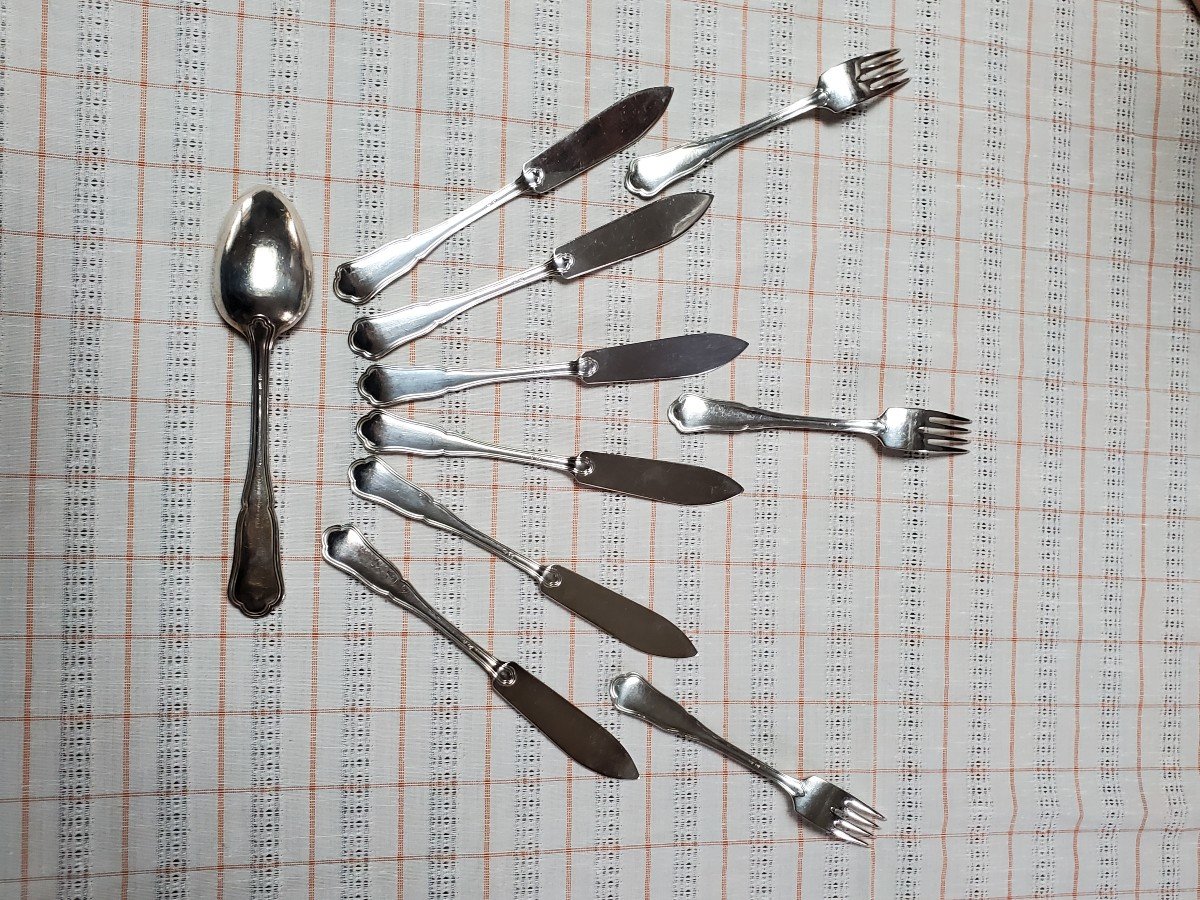 Wiskemann Brand 93 Piece Housewife + 4 Christofle Pieces-photo-4