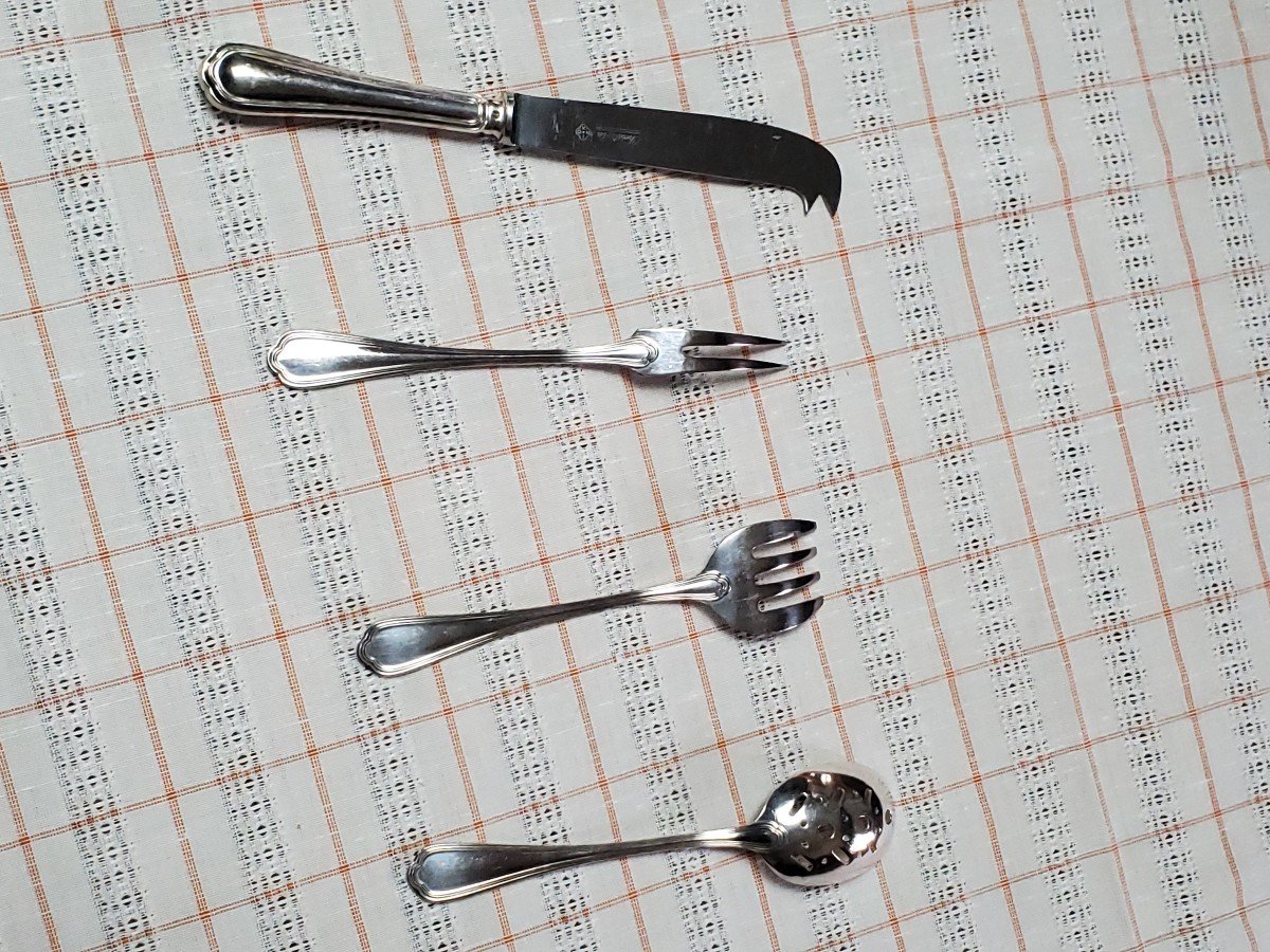 Wiskemann Brand 93 Piece Housewife + 4 Christofle Pieces-photo-5