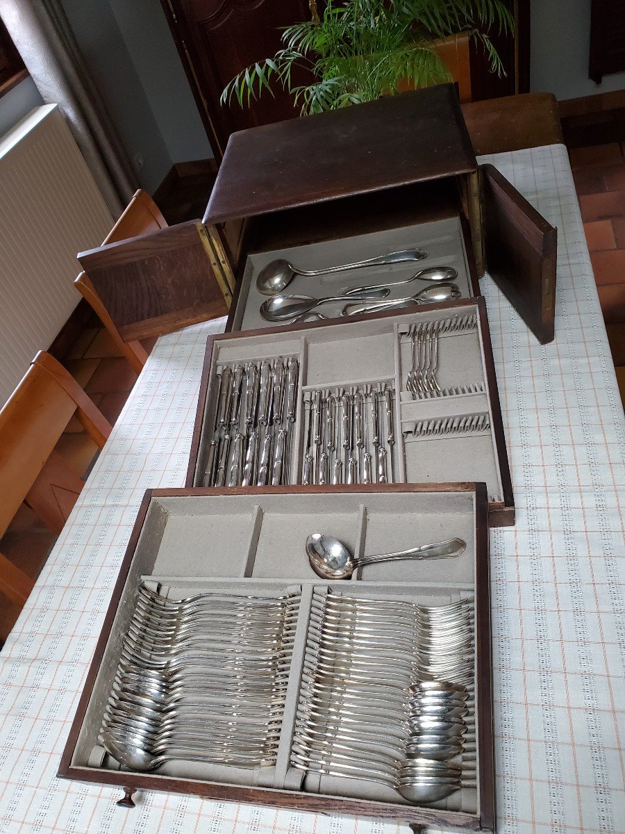 Wiskemann Brand 93 Piece Housewife + 4 Christofle Pieces