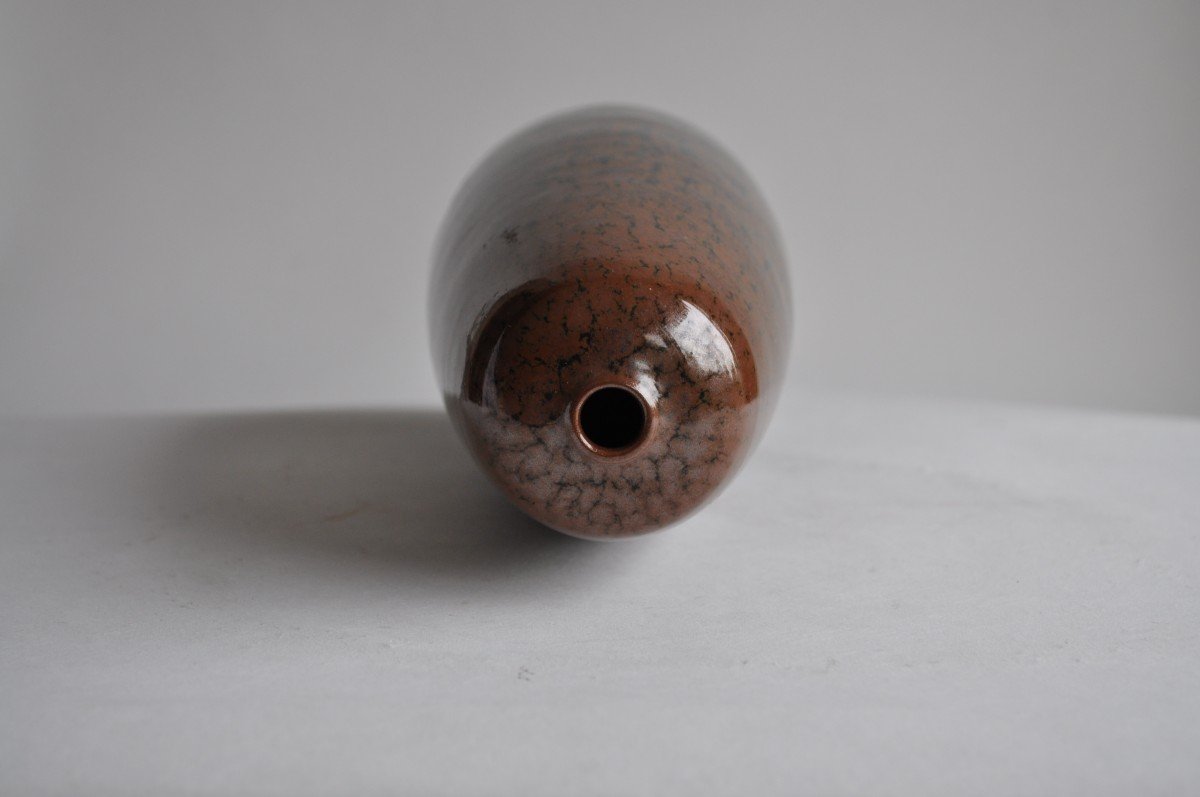 Vincent Beague - 1955-2015 - Fuseau Vase In Sandstone - 20th-photo-1